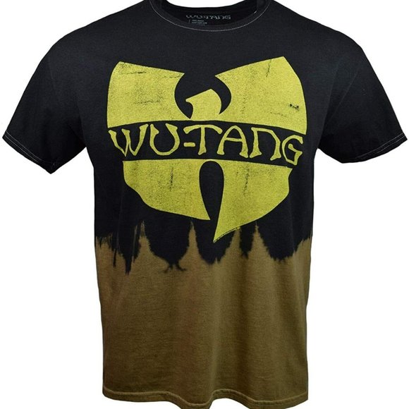 T-shirt Wu-Tang Clan 'ANTFW' Tie Dye Blanc/bleu - Neuf Avec étiquettes, UK, Unisexe